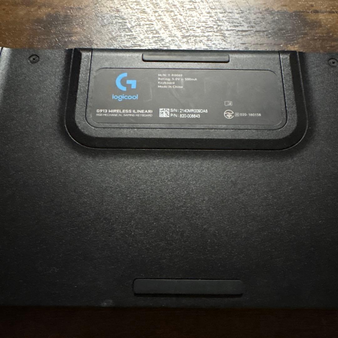 ゲーミングキーボード　ロジクール　logicool G913