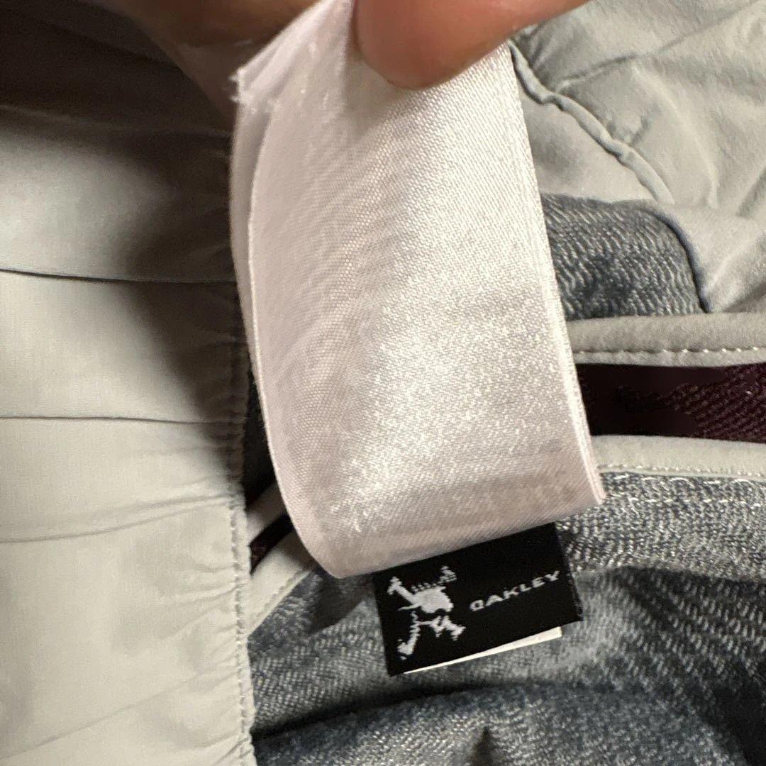 オークリー ゴルフパンツ ホワイト/バーガンディ