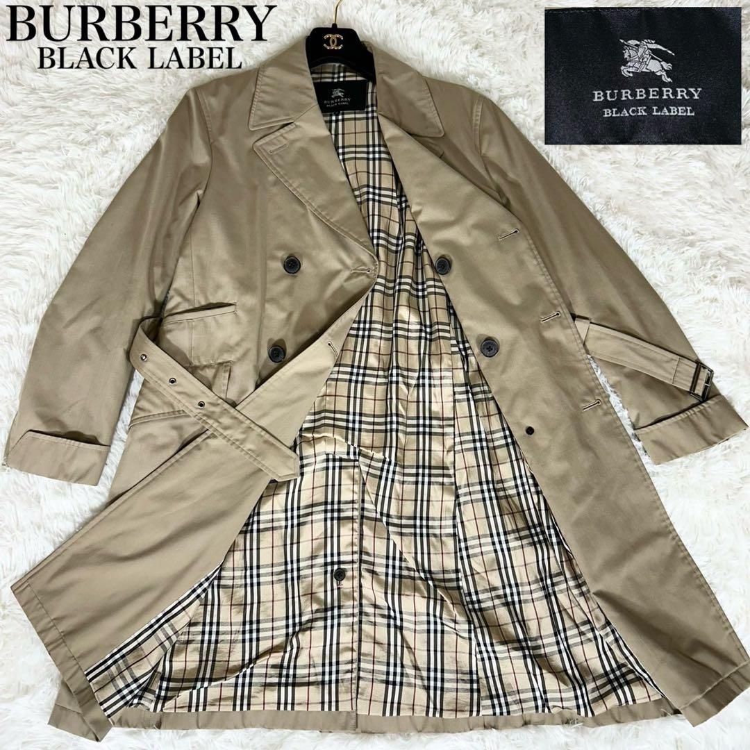 美品✨ BURBERRY BLACK LABEL トレンチコート ベルト付き M