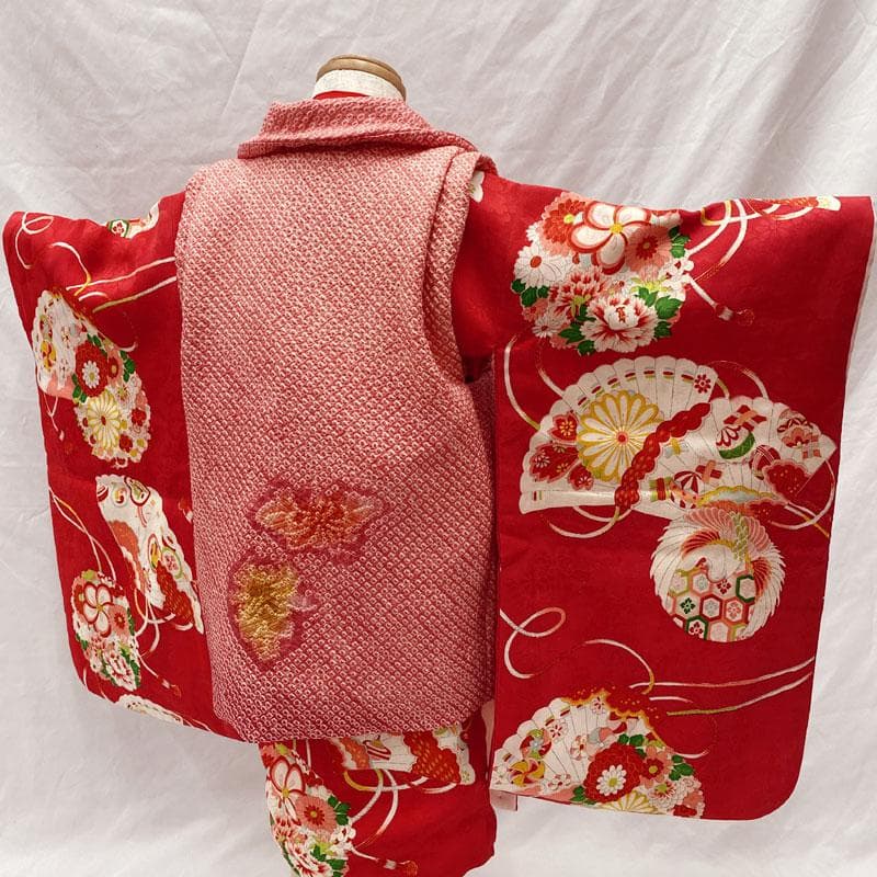 508ag75着物のみ,501ag94着物&袴◎七五三 女の子 アンティーク