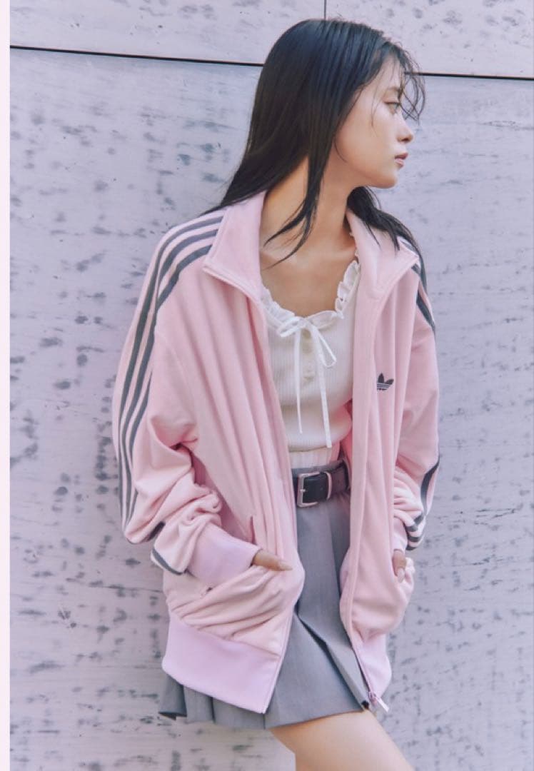 adidas Originals for SNIDEL ピンクベロア 新品M
