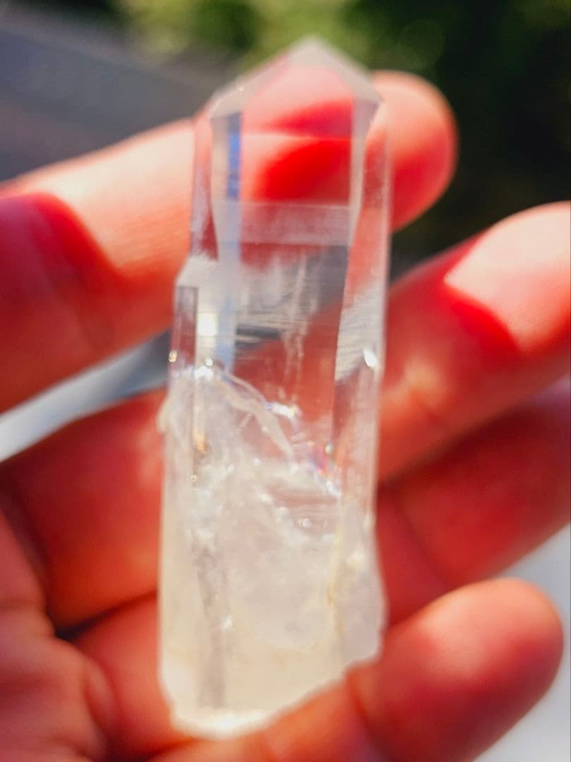 虹入り‼️ヒマラヤのレムリアン水晶 マカルー産