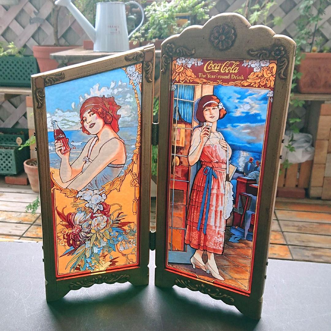 コカコーラ ステンドグラス Four Seasons1923年 グラスマスターズ