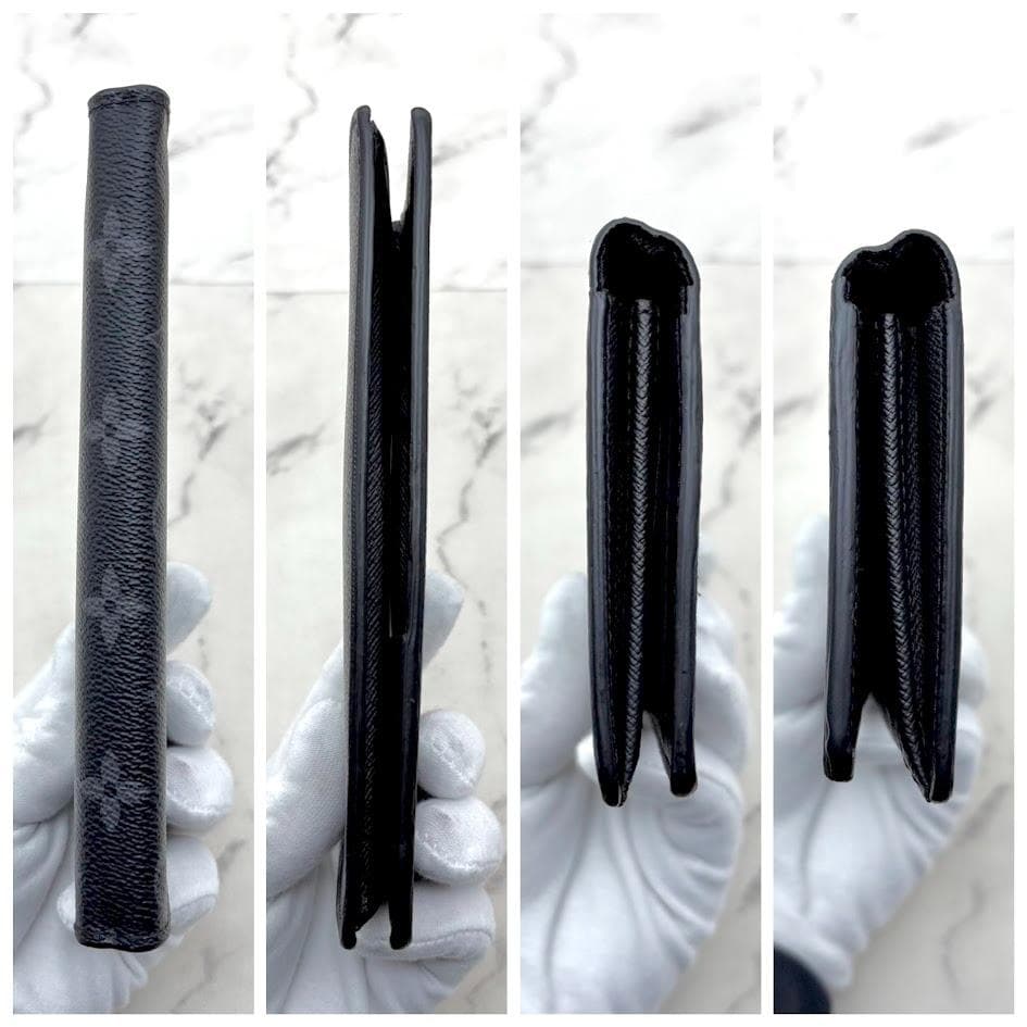 【極美品・IC搭載】ルイヴィトン　モノグラム　エクリプス　ポルトフォイユブラザ