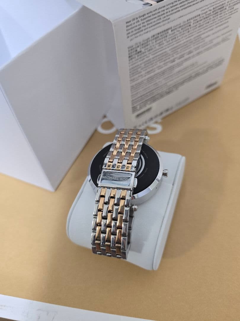 MICHAEL KORS デジタル腕時計 シルバー/ローズゴールド