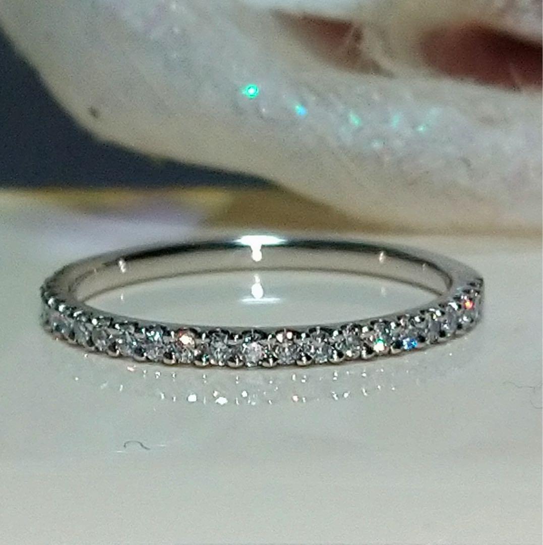 star jewelry❤️Pt950 ハーフエタニティリング❤️