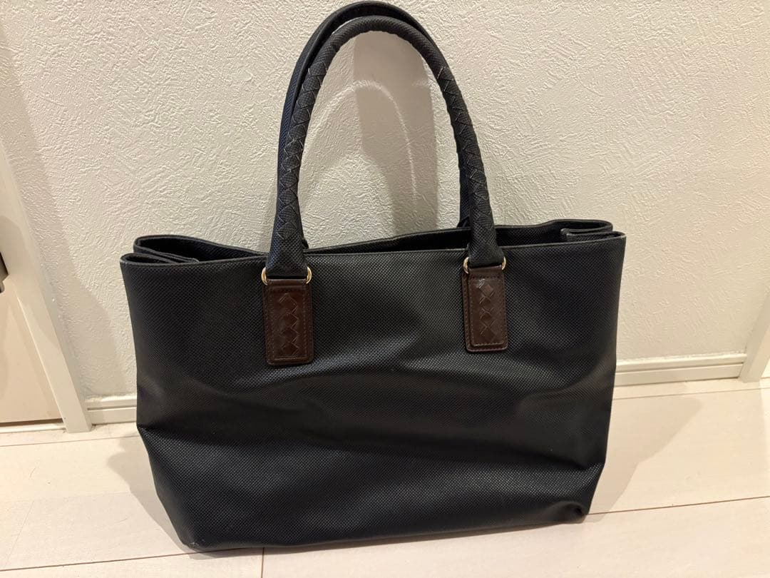 【美品】BOTTEGA VENETA 黒 トートバッグ マルコポーロ