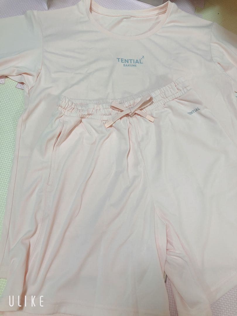 BAKUNE レディース 半袖＆半ズボン リカバリーウェア上下セット ピンクM