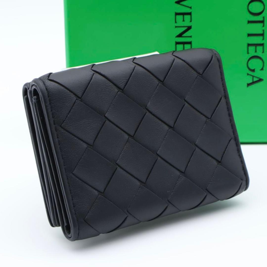 【極美品】BOTTEGAVENETA 新型IC イントレチャート　三つ折り財布