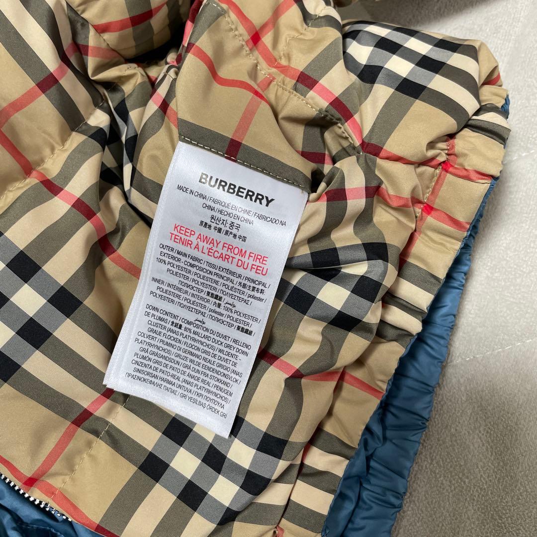 美品　バーバリー チルドレンズ ダウン コート アウター 24m 90センチ92