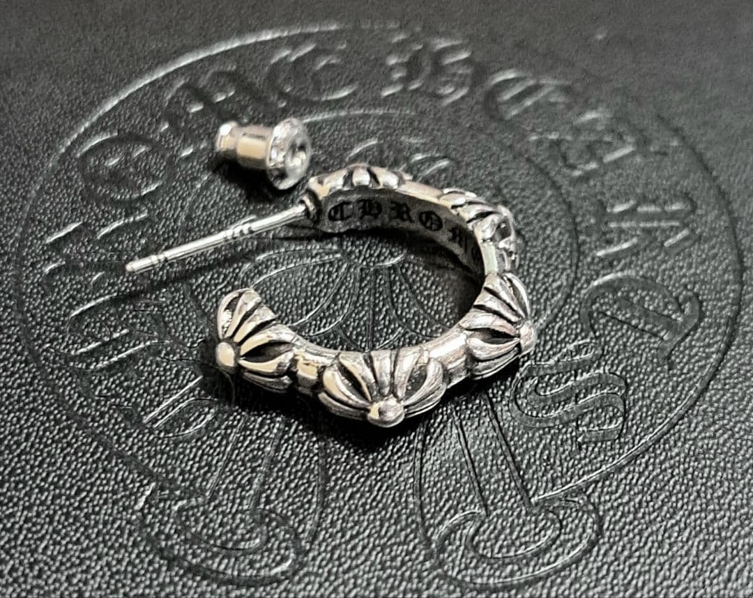 CHROME HEARTS SBT クロスバンドフープ ピアス 片耳