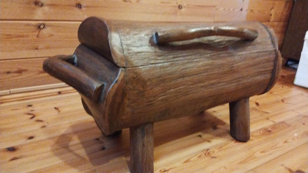 大型天然丸太家具 希少品