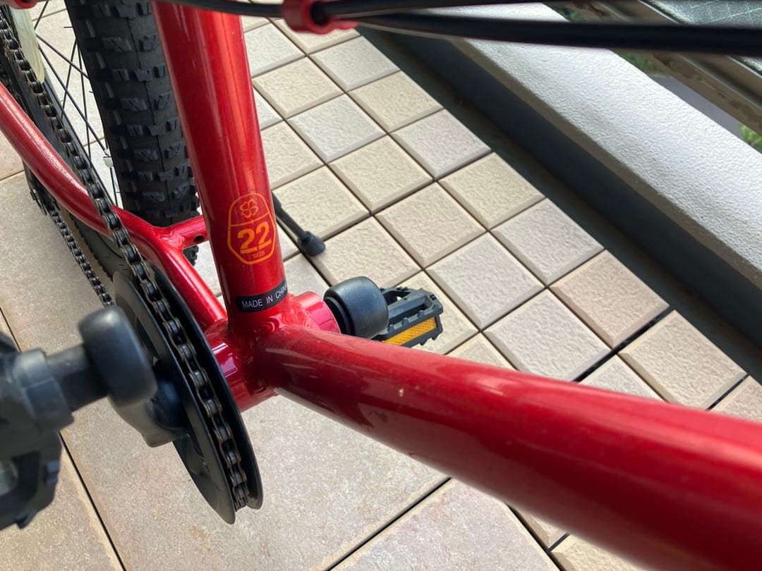 【送料込】ヨツバサイクル　22インチ マウンテンバイク