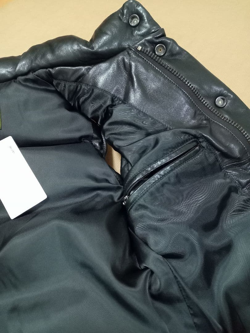 貴重◆green（現ハイク）レザーダウンジャケット