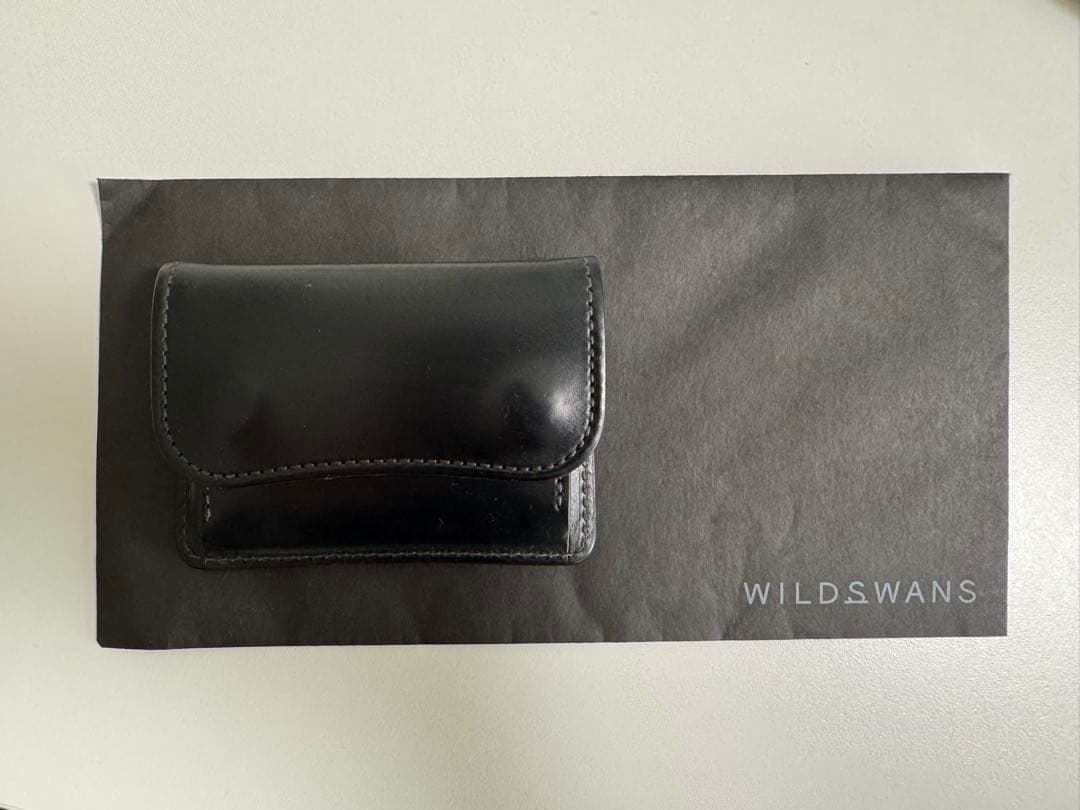 【美品】WILD SWANS タング シェルコードバン 黒