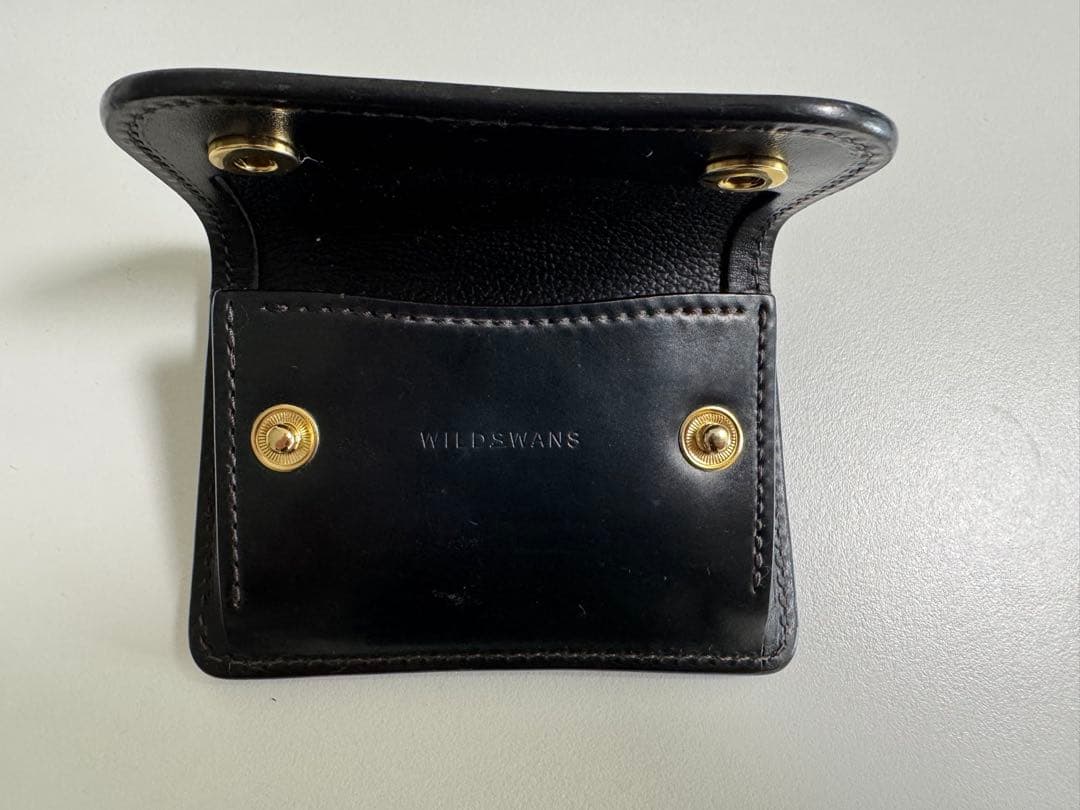 【美品】WILD SWANS タング シェルコードバン 黒