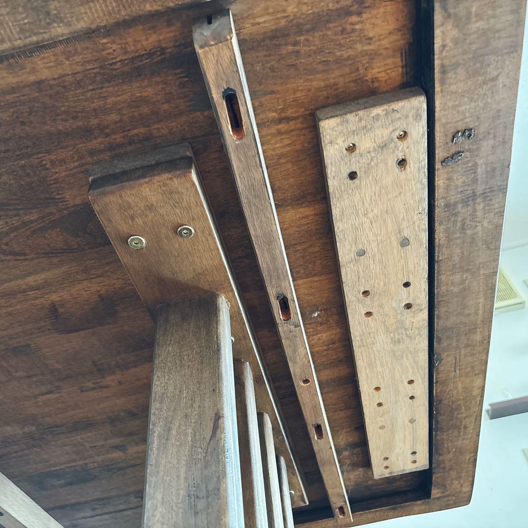 美品】ナチュラルウッド ダイニングテーブル 幅190cm 6人~8人