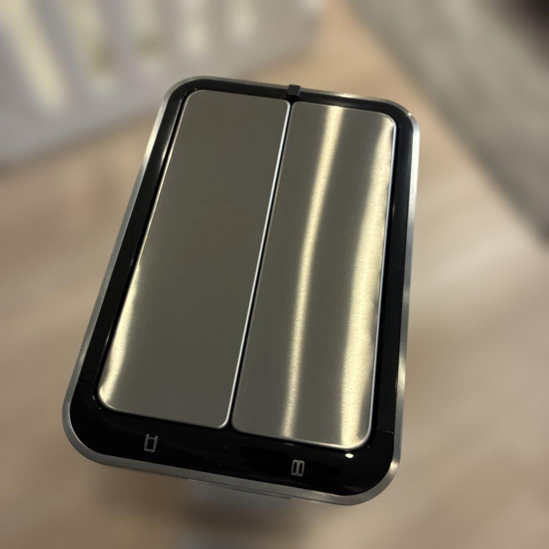 EKOゴミ箱 自動開閉 デラックスファントム シルバー　EK9287MT-30L