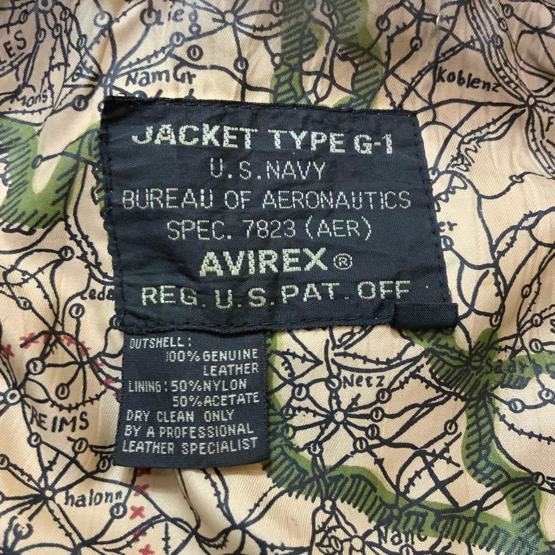 専用 A/W アヴィレックス トップガン G-1 ジャケット フライトジャケット