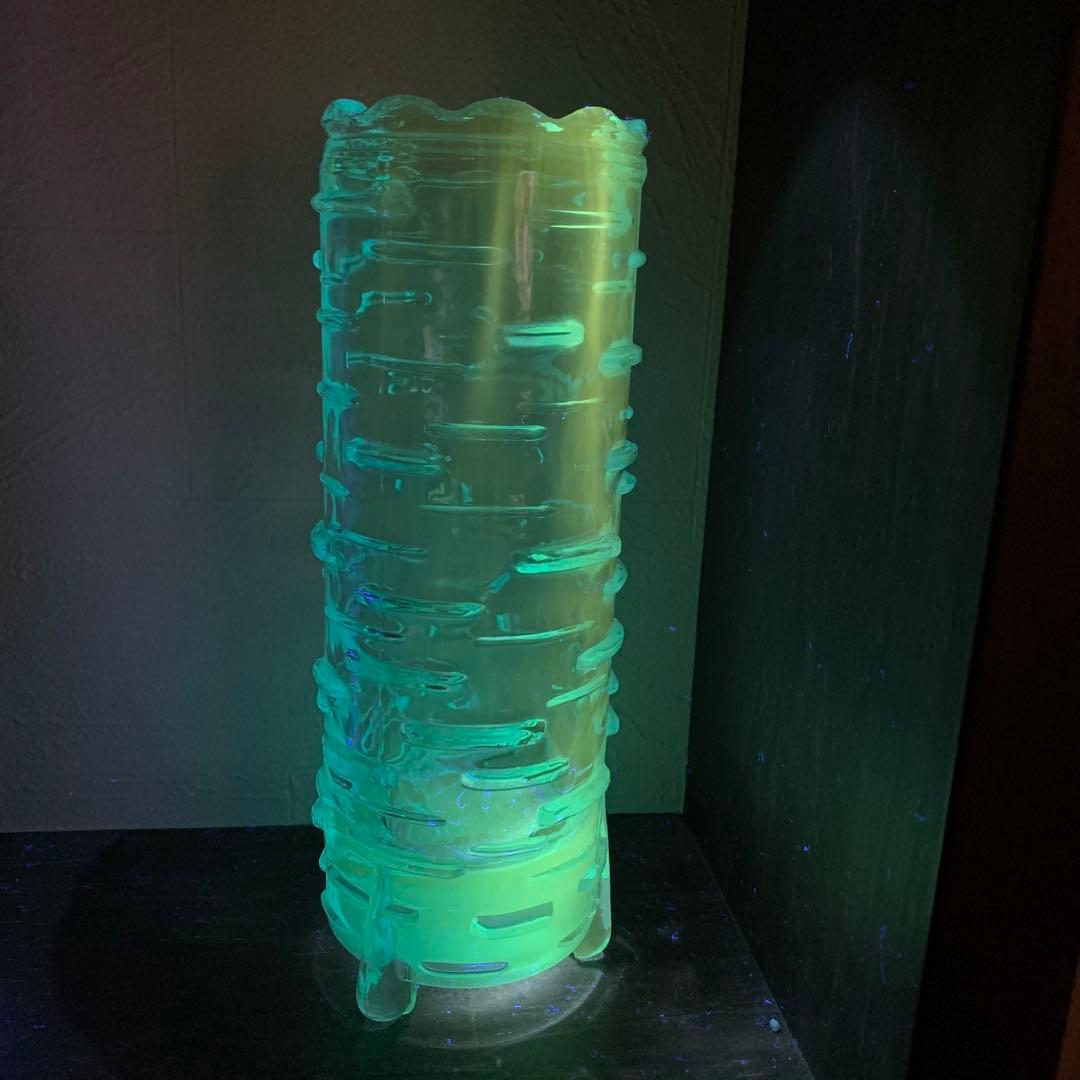 激レア❗️ザプコヴィツェ・ガラス工場 ヤン・シルヴェスター・ドロスト花瓶 花生け