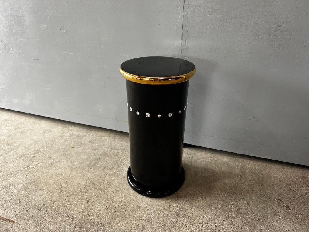 美品『AHURA』アウラ 台座 花台 飾り台 オブジェ スワロフスキー 小