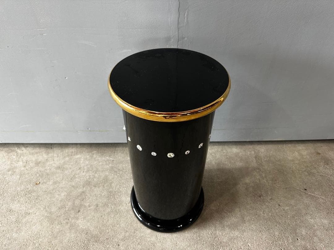美品『AHURA』アウラ 台座 花台 飾り台 オブジェ スワロフスキー 小