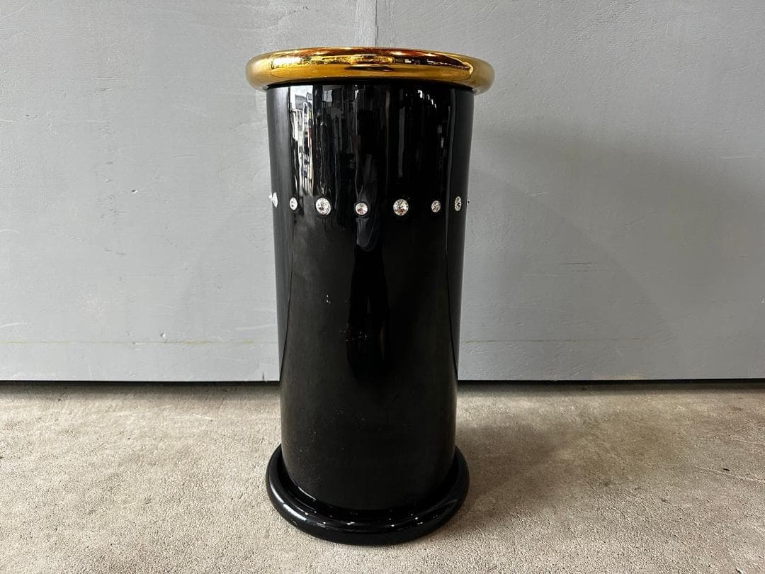 美品『AHURA』アウラ 台座 花台 飾り台 オブジェ スワロフスキー 小