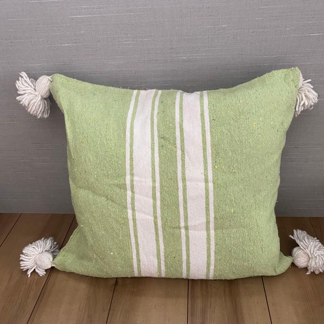 モロッコ　直輸入　2点セット　刺繍　クッションカバー