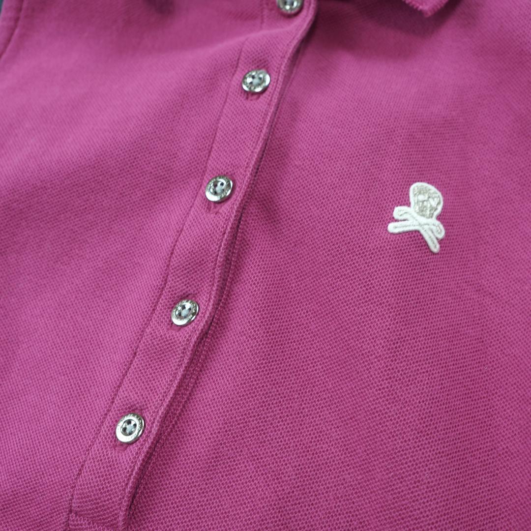 G2202*マークアンドロナ☆ノースリーブ☆ゴルフウェア☆トップス☆ピンク☆S