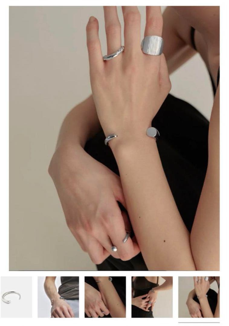 heres(ヒアーズ) HORN BANGLE シルバー バングル