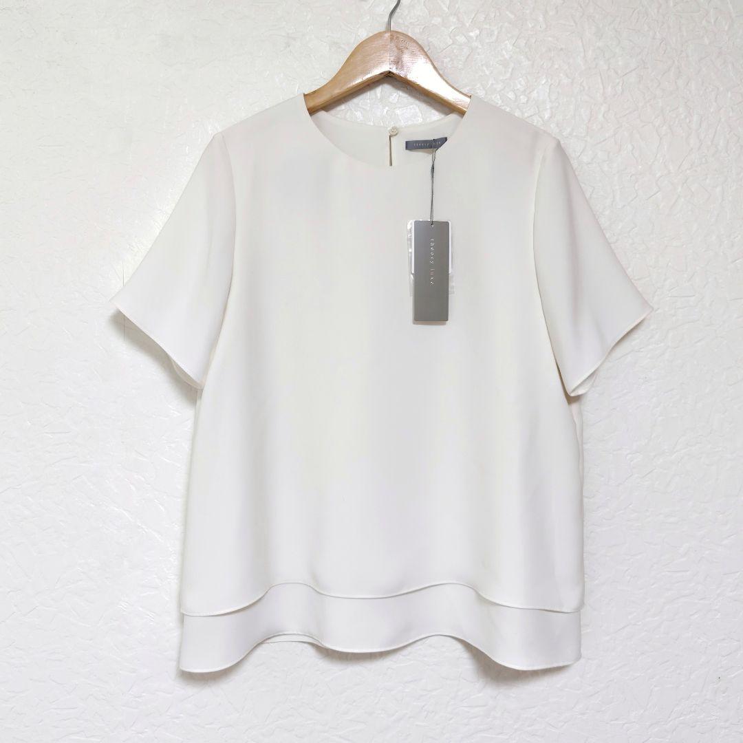 未使用 theory luxe とろみ 二枚仕立て ブラウス セオリー 新品