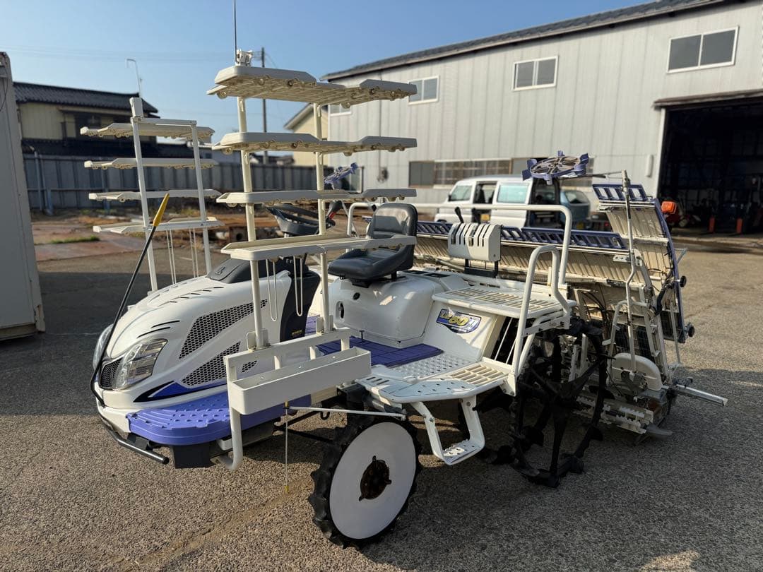 「新潟県長岡市発」三菱 田植機 LE80D 8条植 ディーゼル動作確認済み