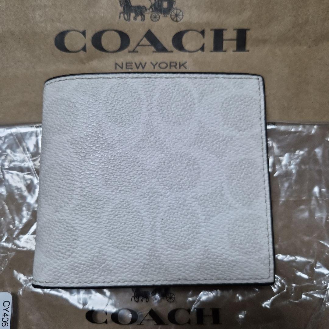 COACH ウォレット シグネチャーキャンバス新品同様