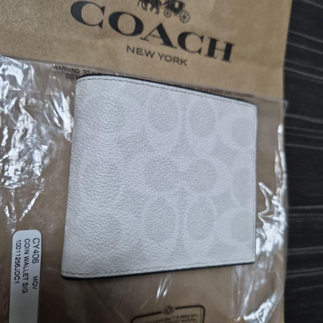 COACH ウォレット シグネチャーキャンバス新品同様