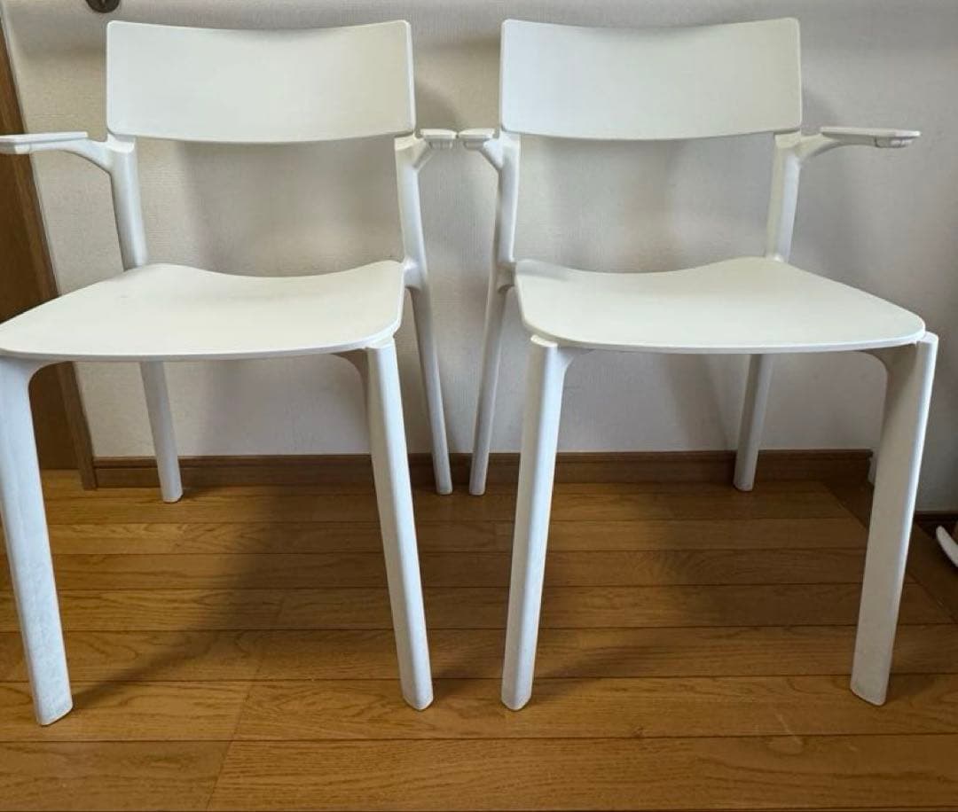 希少　廃盤　IKEA JANINGE ヤニンゲ スタッキングチェア 2脚　①