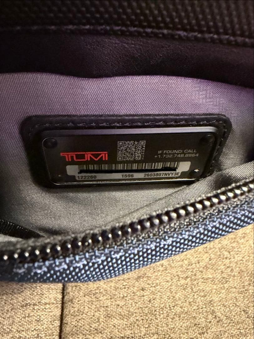 リ*ド様 TUMI 2603807NVY3E Alpha3 ボディバッグ JAL