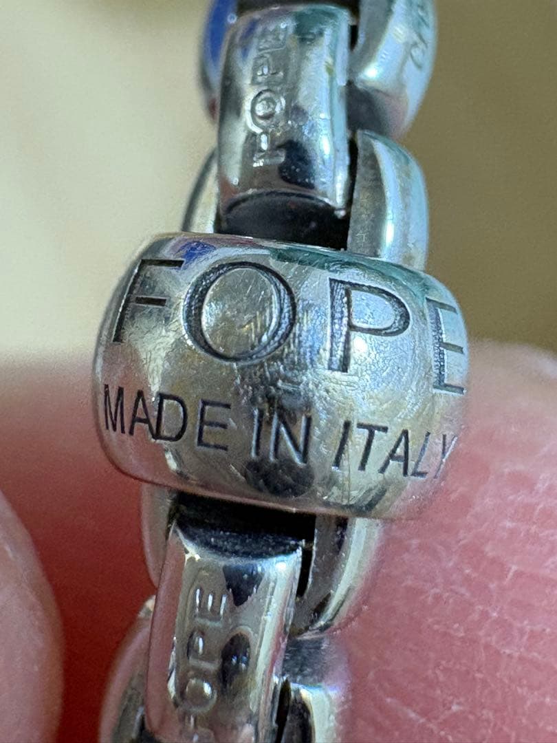 FOPE 733B、ホワイトゴールドブレスレット