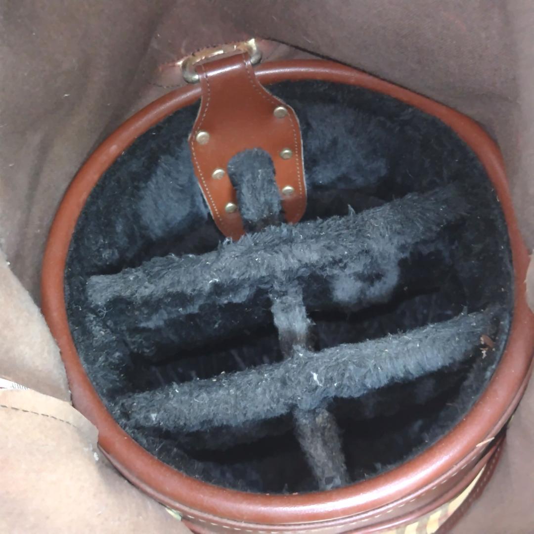 専用 バーバリーズ キャディバッグ ノバチェック PVC ゴルフバッグ