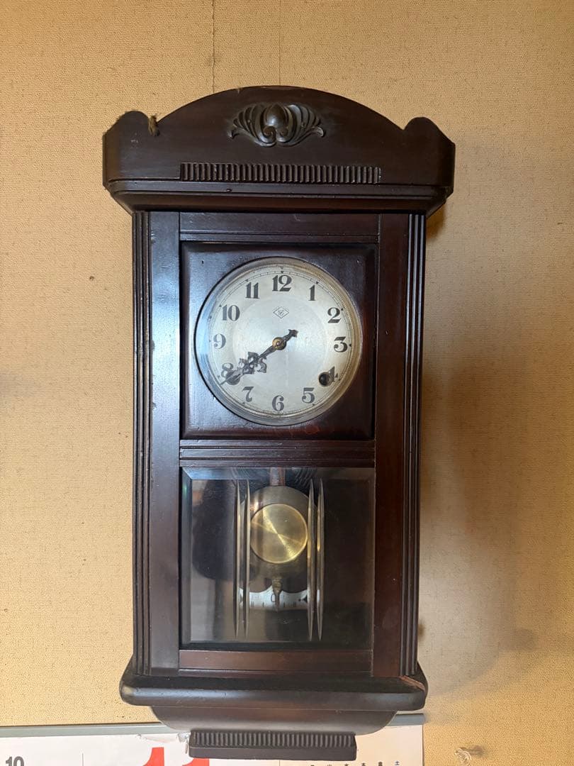 gentookids送料込昭和大正レトロ　古時計　壁掛時計　巨匠作品　芸術