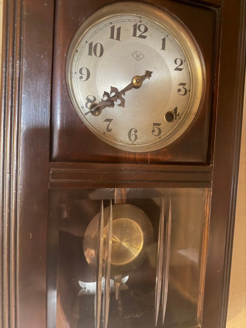 gentookids送料込昭和大正レトロ　古時計　壁掛時計　巨匠作品　芸術