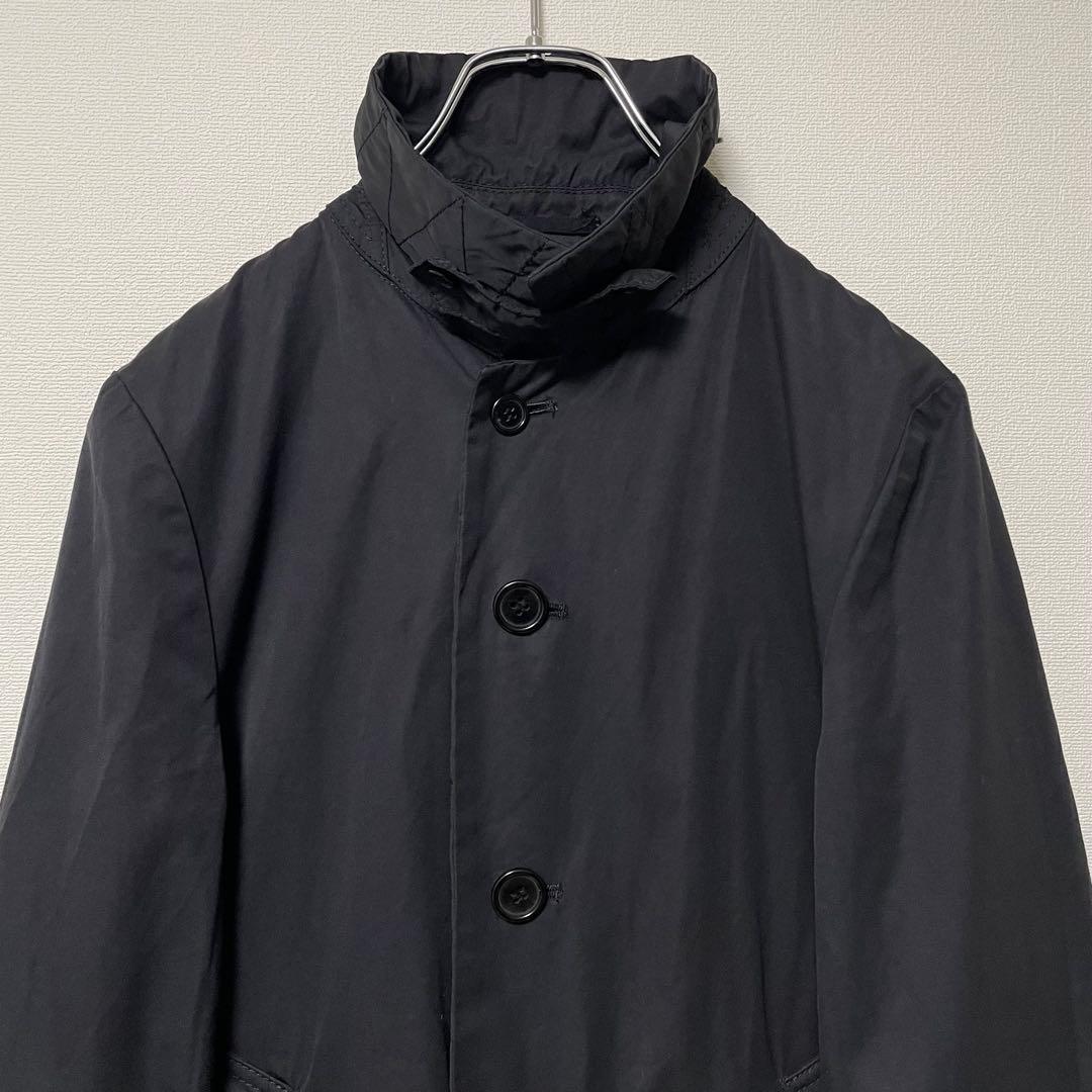 コムデギャルソンオム リバーシブルコート ジャケット 4way 染色加工 黒