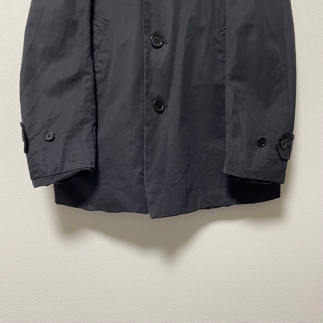 コムデギャルソンオム リバーシブルコート ジャケット 4way 染色加工 黒