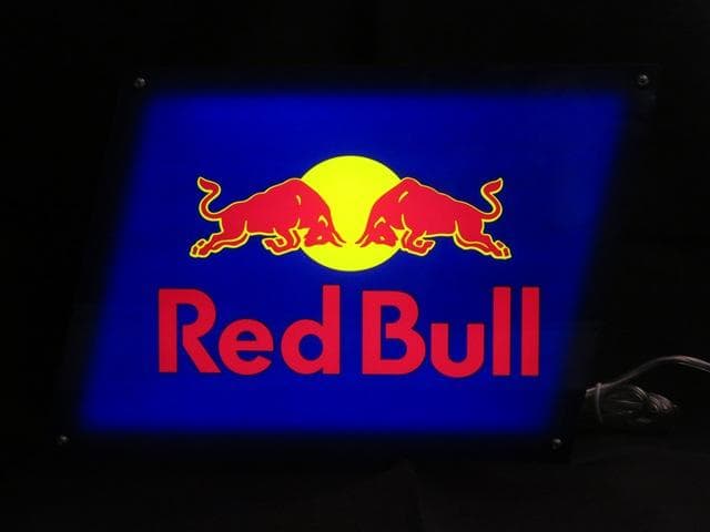 レッドブル　卓上電飾 パネル型　店舗用　非売品