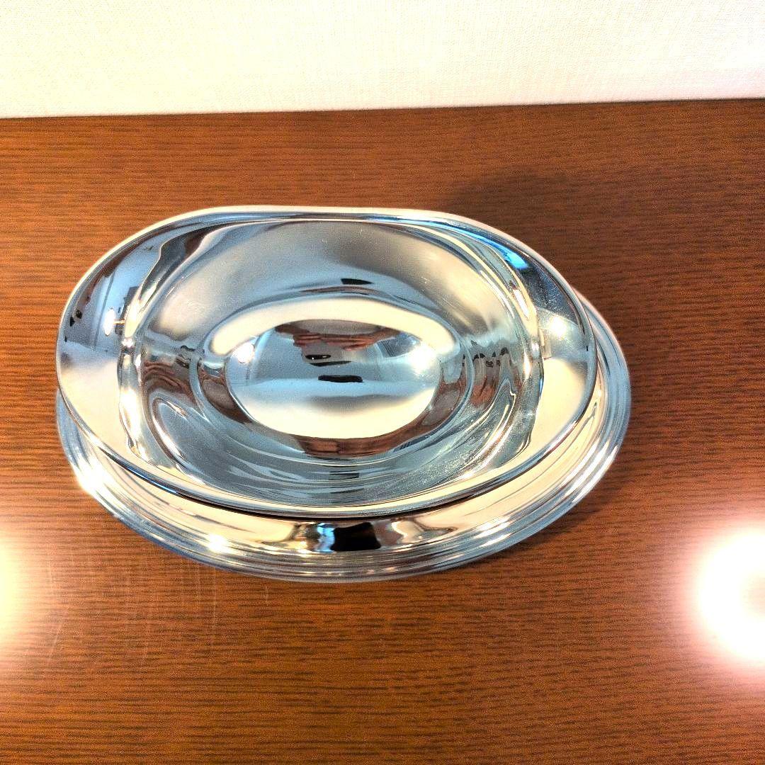 未使用　仏製　Christofle　クリストフル　シルバープレート　ソースポット