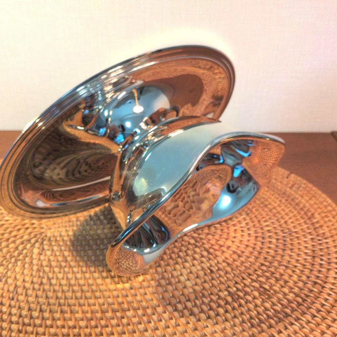 未使用　仏製　Christofle　クリストフル　シルバープレート　ソースポット