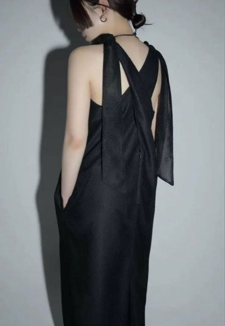 【louren】 back cross lace dress