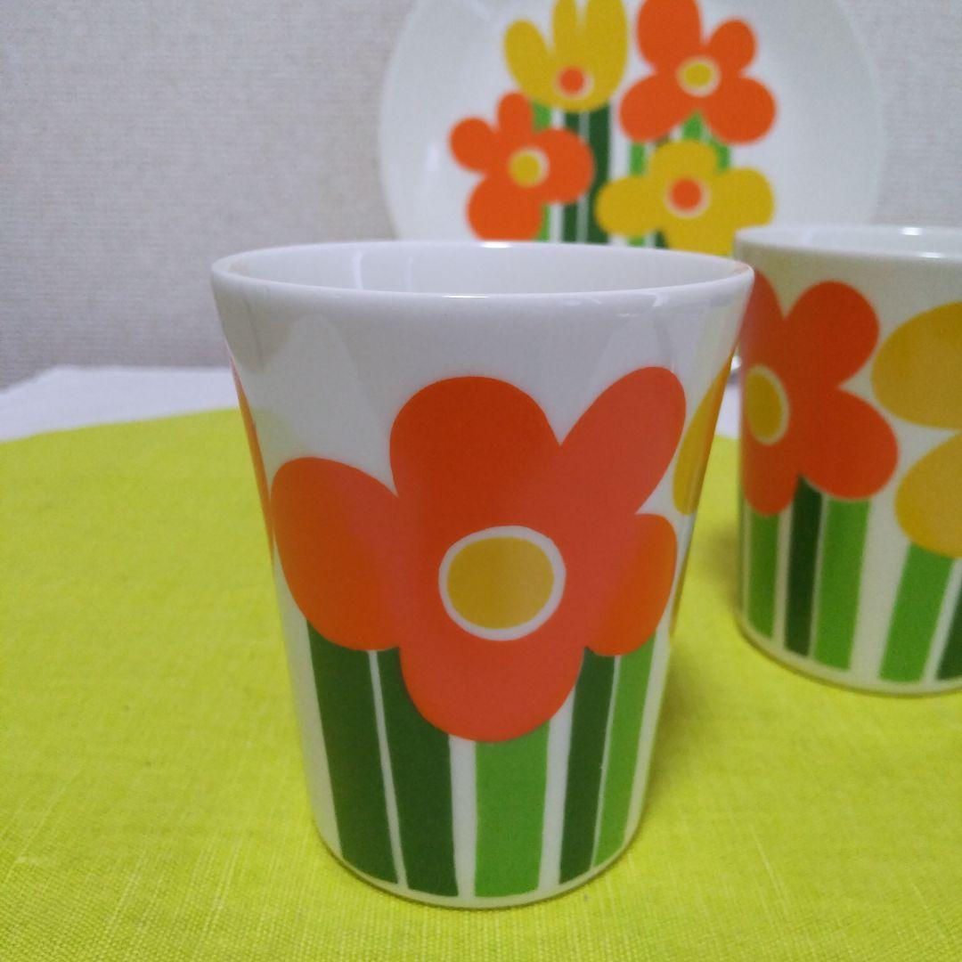 Figgioレア ヴィンテージ アネマリエ マグ&プレートセット