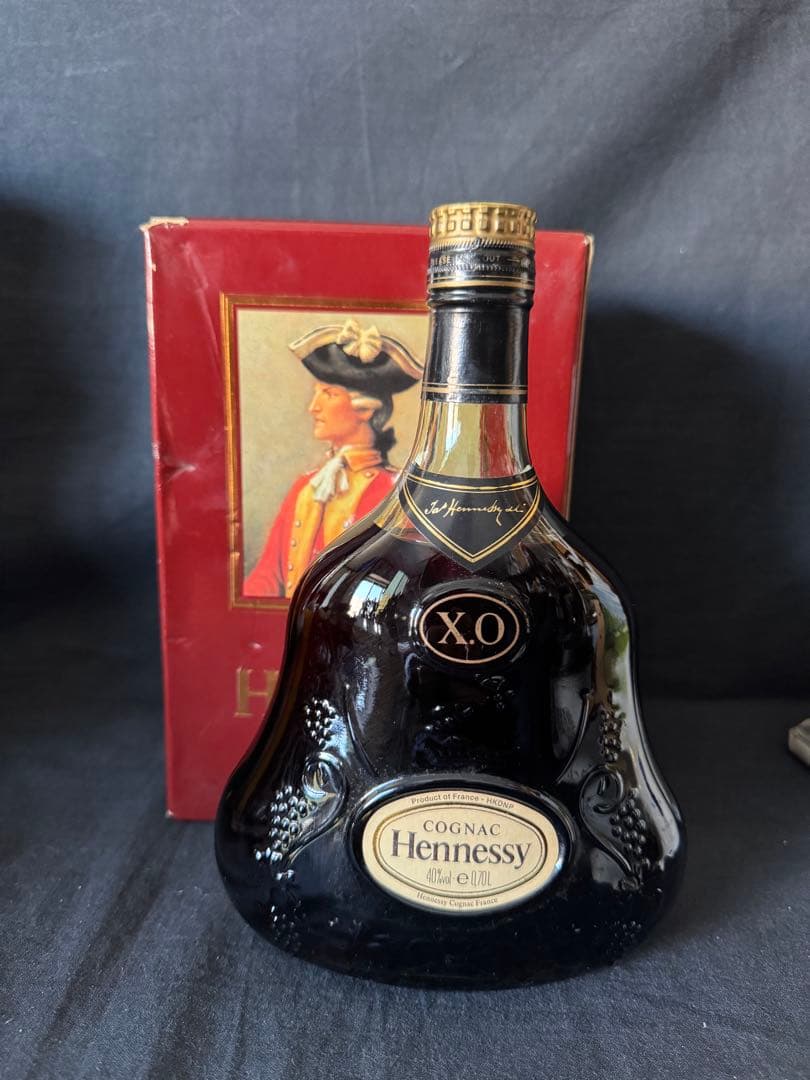 ヘネシーXO グリーンボトル　金キャップ　未開栓