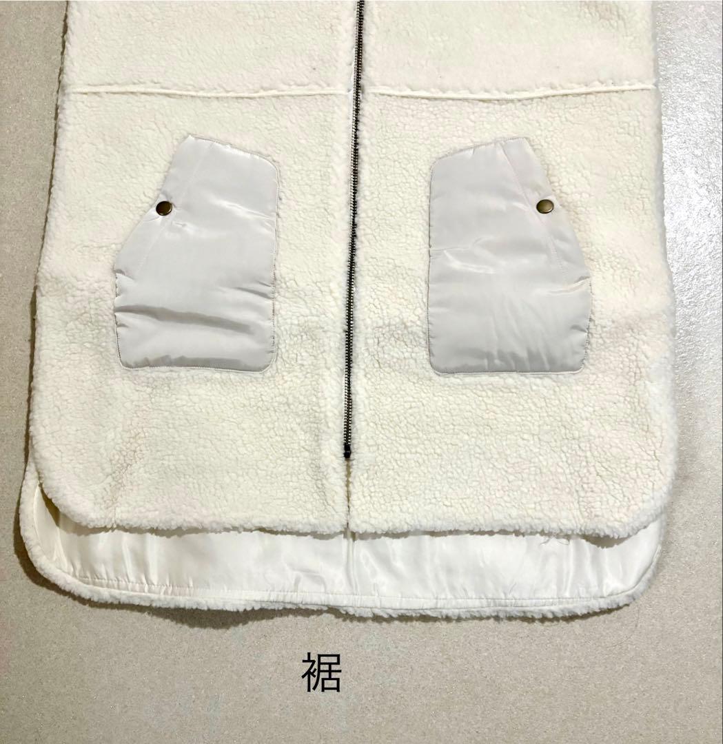 【shanlulu.mama】LASUD☆フード付きボアベスト