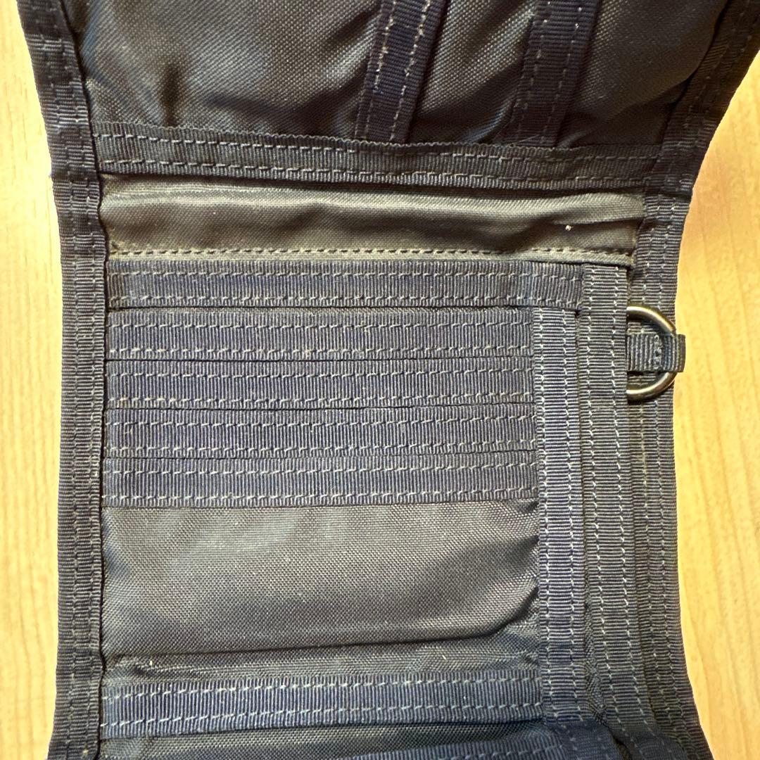 【HARVEST LABEL】三つ折り財布　ネイビー